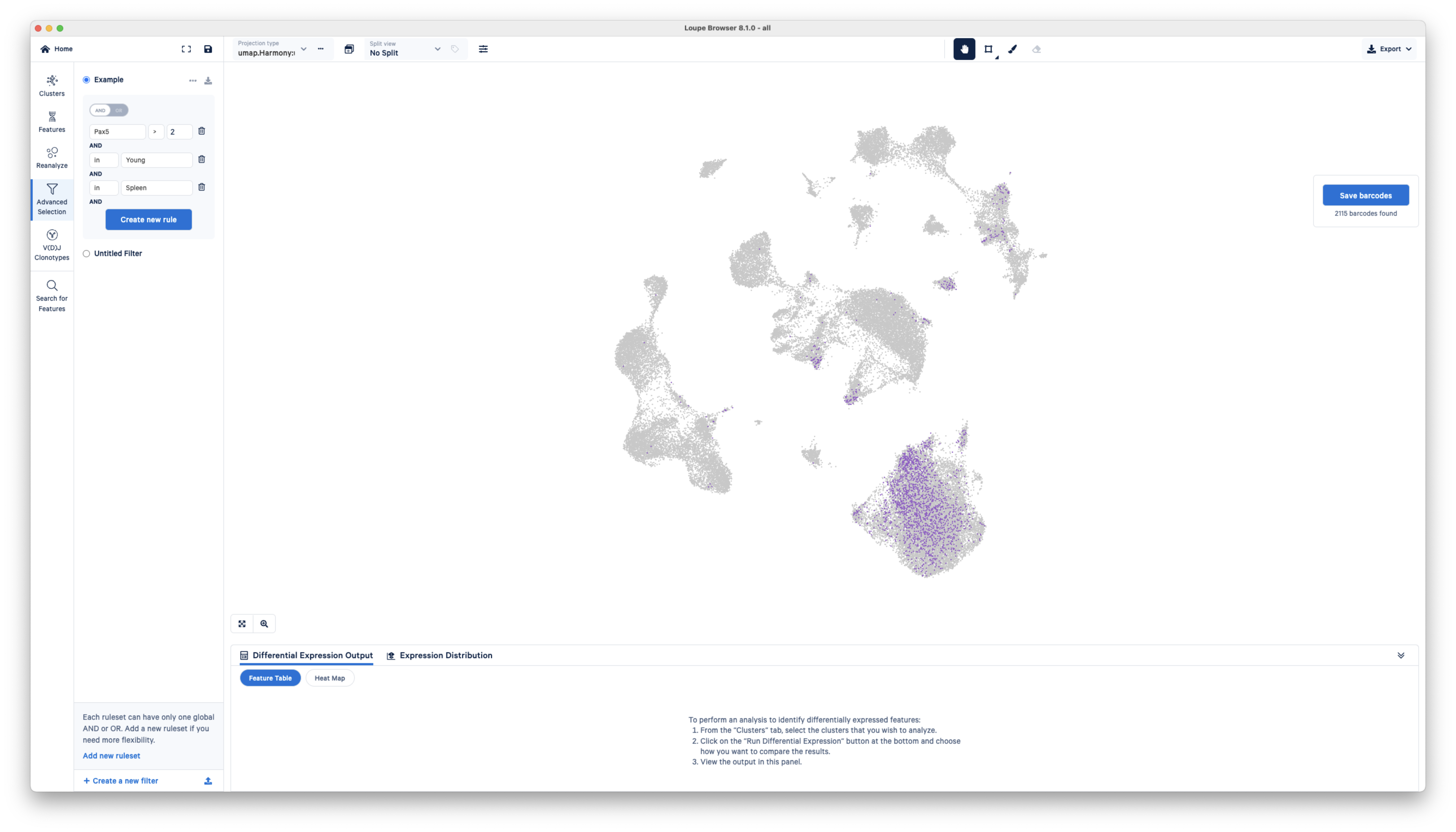 Advanced Selection View