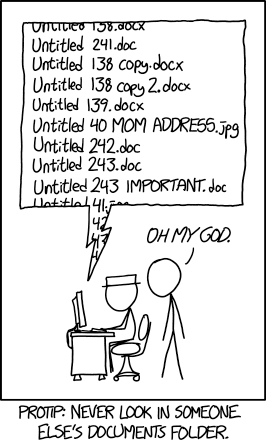 XKCD comic: Untitled 138.docx